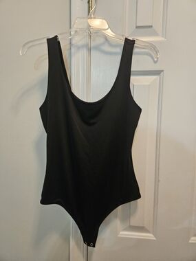 Express Black Scoop Neck Bodysuit